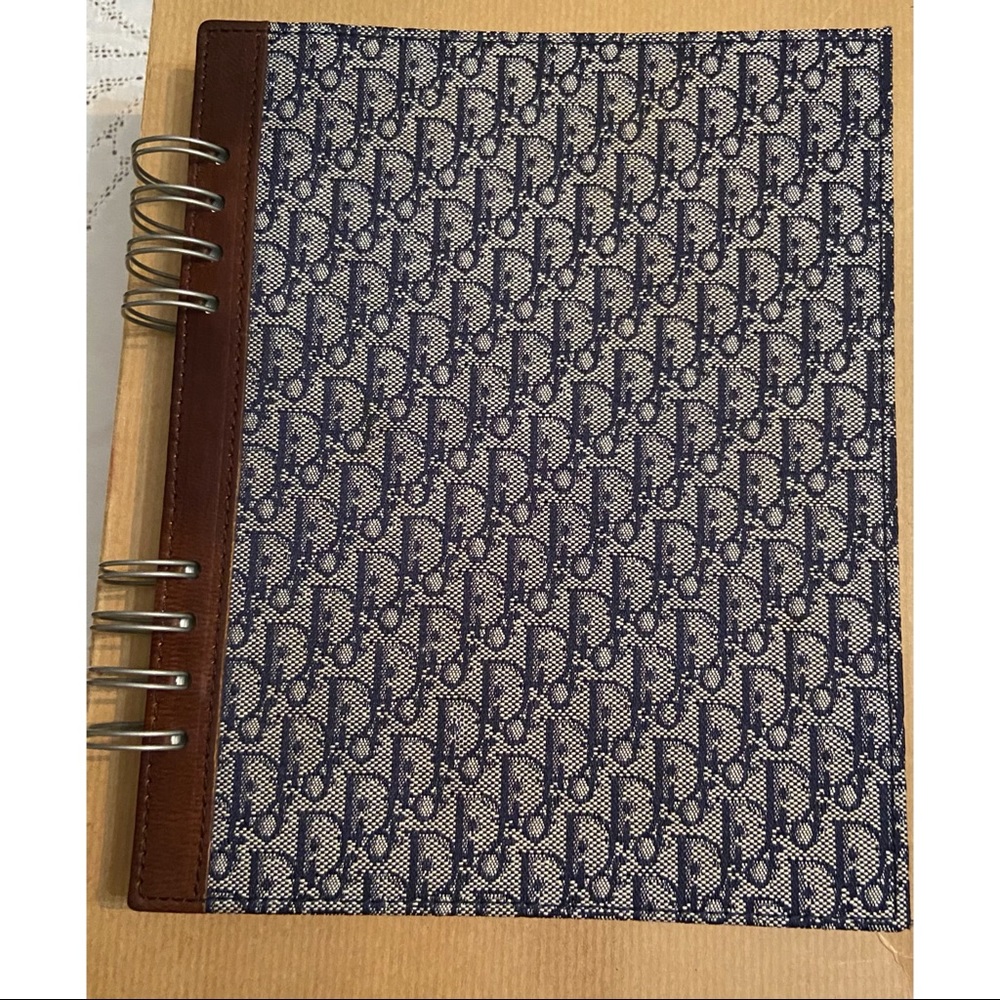 Christian Dior Canvas Notebook